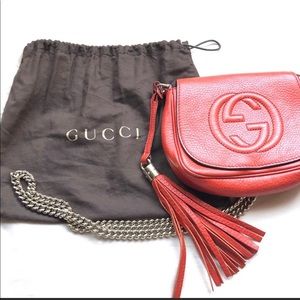 Authentic Gucci Disco soho bag with chain strap